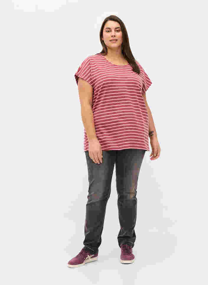 Puuvillainen t-paita raidoilla, Apple Butter Stripe, Model image number 2