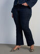 Ellen korkeavy&ouml;t&auml;r&ouml;iset bootcut-farkut, Sininen, Model image number 2