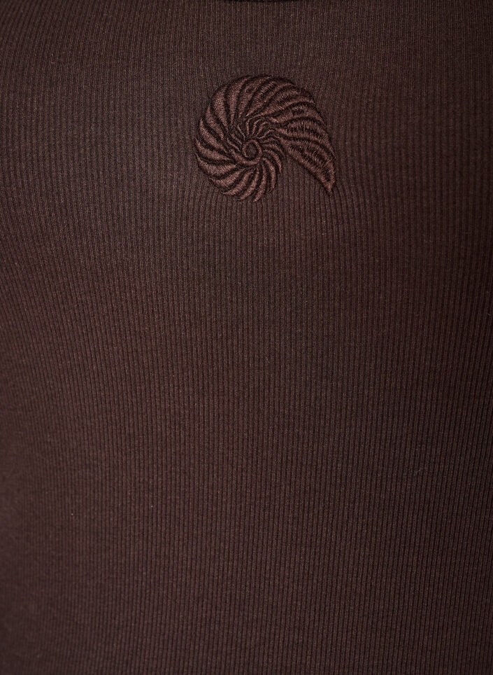 Tyk&ouml;istuva kuvioitu yl&auml;osa, Ruskea, Packshot image number 2