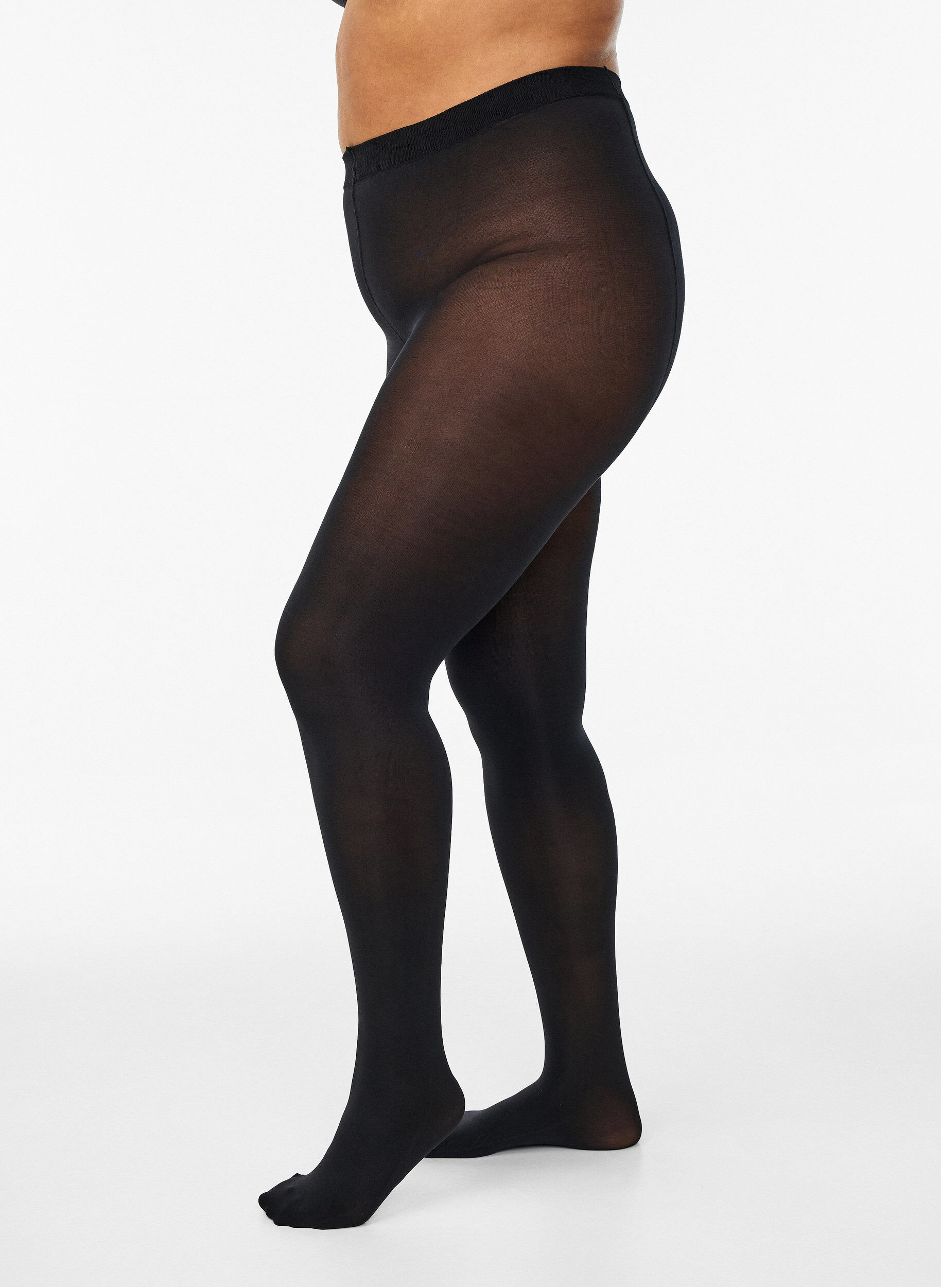 2 kpl 100 denierin sukkahousuja, Musta, Model