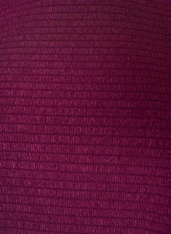 Struktuuripusero aaltoilevilla reunoilla, Violetti, Packshot image number 2