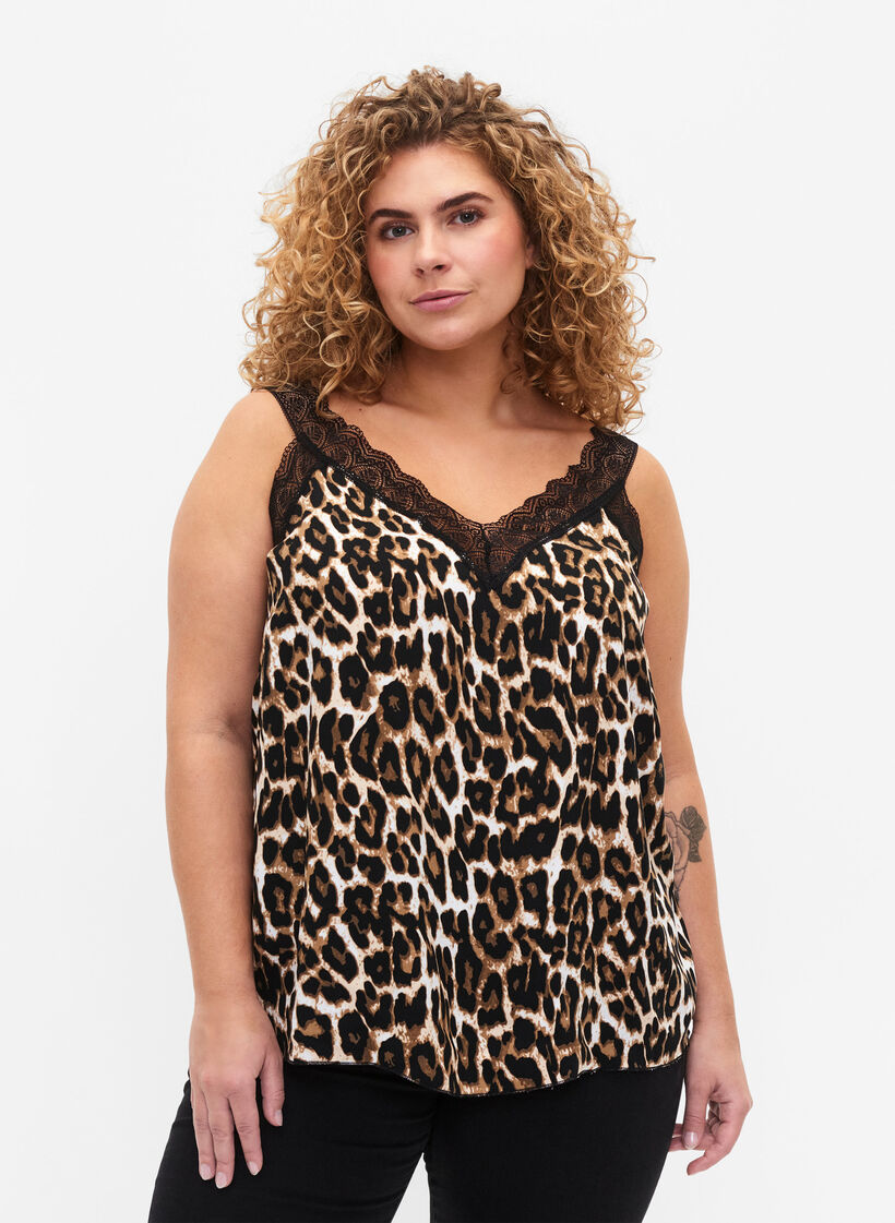 Viskoositoppi pitsillä, Leopard, Model image number 0