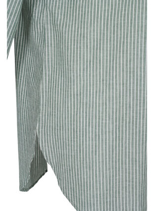 Raidallinen paita 100% puuvillasta, Cilantro Stripe , Packshot image number 3