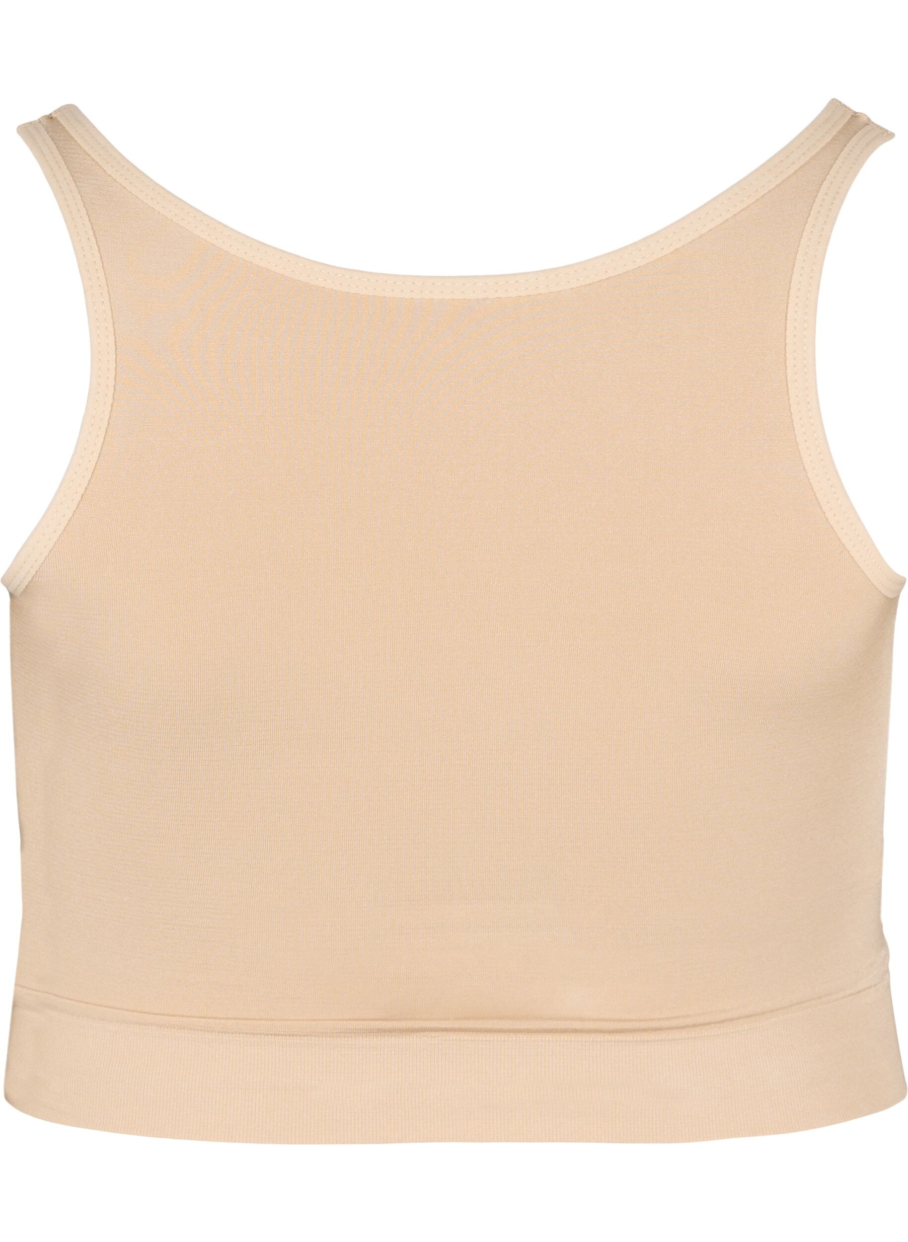 Zizzi Kevyesti topatut rintaliivit nauhayksityiskohdalla, Nude, Packshot image number 1