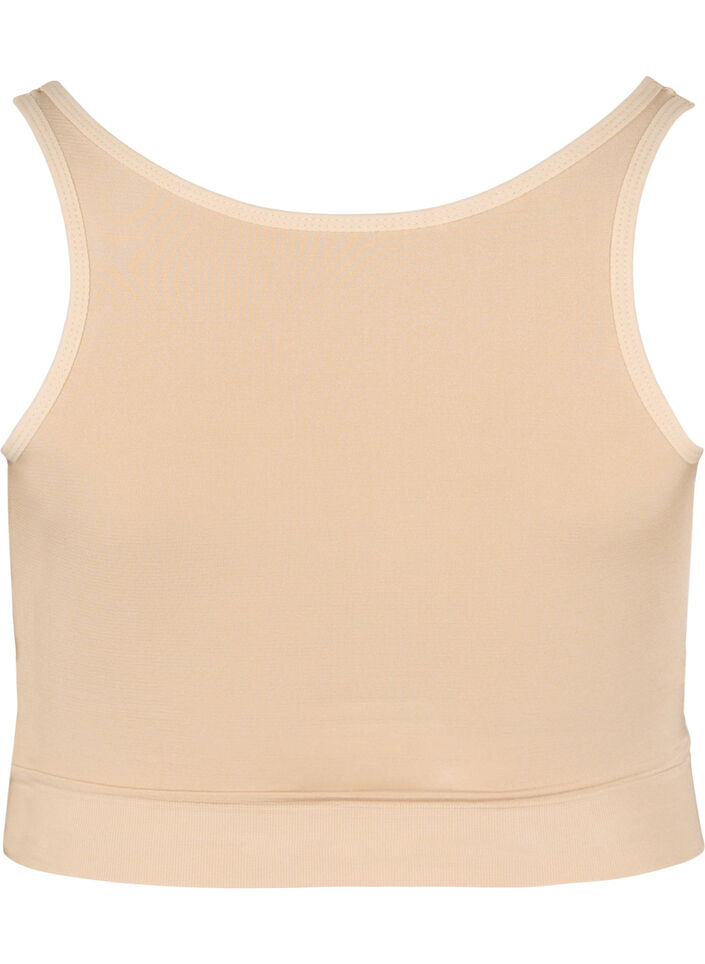 Kevyesti topatut rintaliivit nauhayksityiskohdalla, Nude, Packshot image number 1