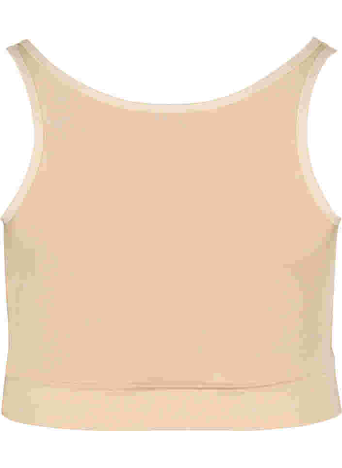 Kevyesti topatut rintaliivit nauhayksityiskohdalla, Nude, Packshot image number 1
