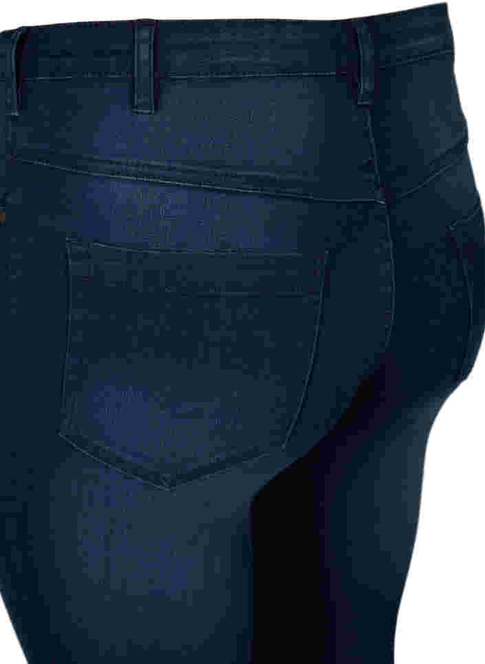 Korkeavyötäröiset super slim Amy farkut, Blue denim, Packshot image number 3