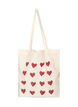 Tote-laukku printill&auml;, Punainen, Packshot image number 0