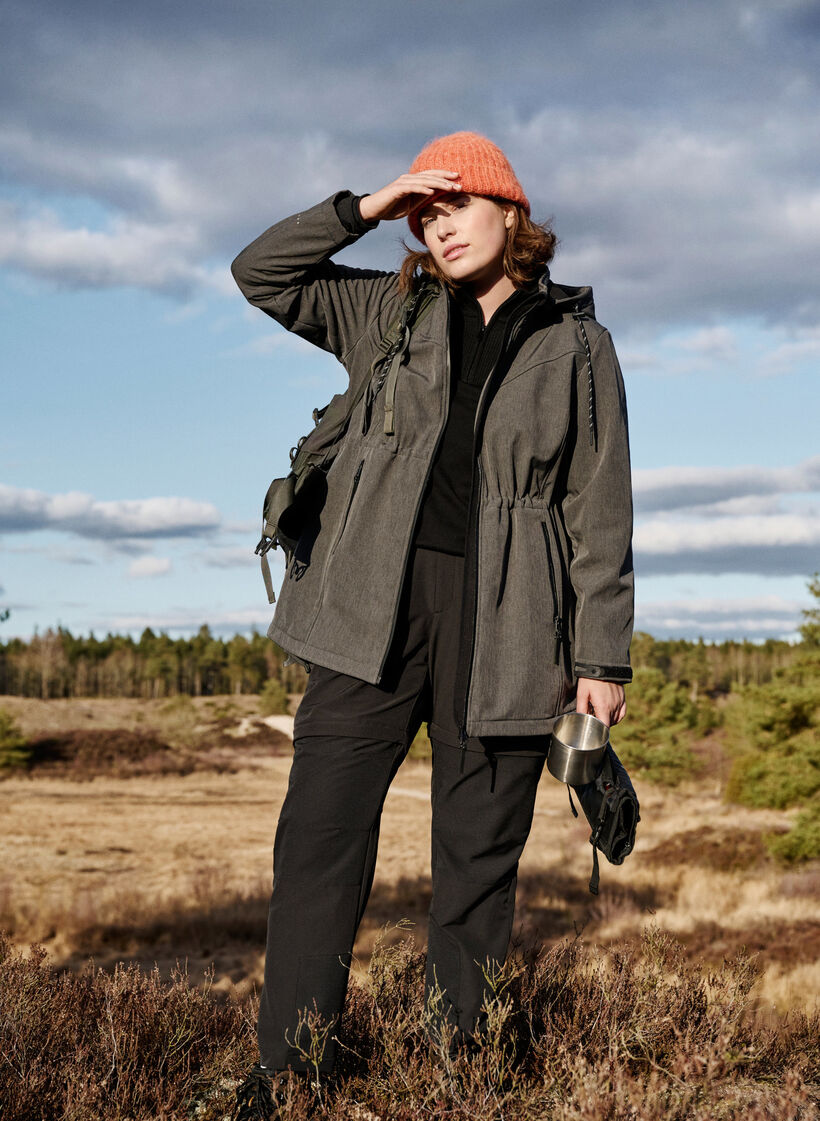 2-in-1 -vaellushousut, Black, Image image number 0