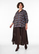 A-linjainen midihame, Ruskea, Model image number 0