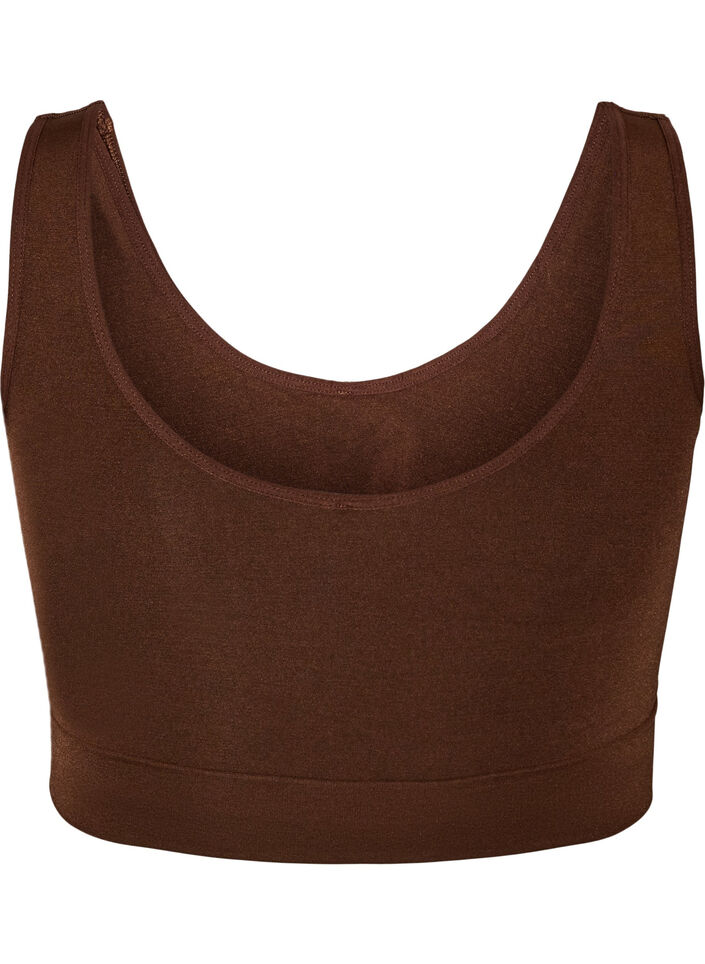 Pehme&auml;t rintaliivit ilman toppausta, Ruskea, Packshot image number 1