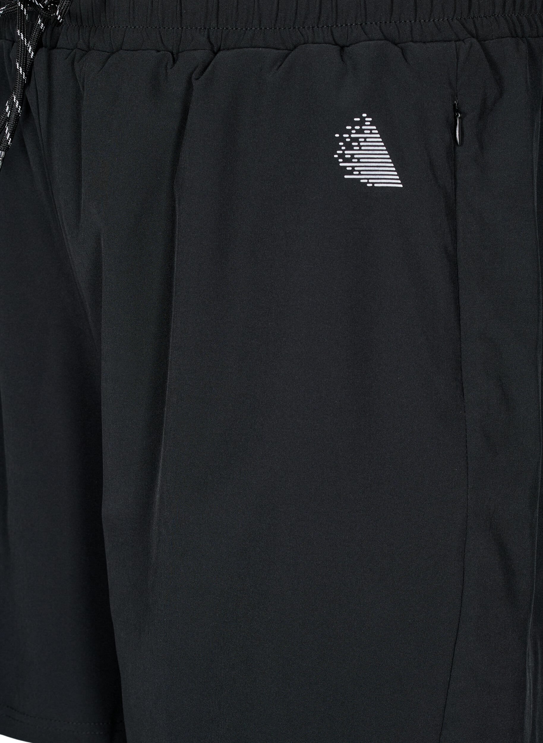 Zizzi Treenishortsit alusshortseilla, Musta, Packshot image number 2