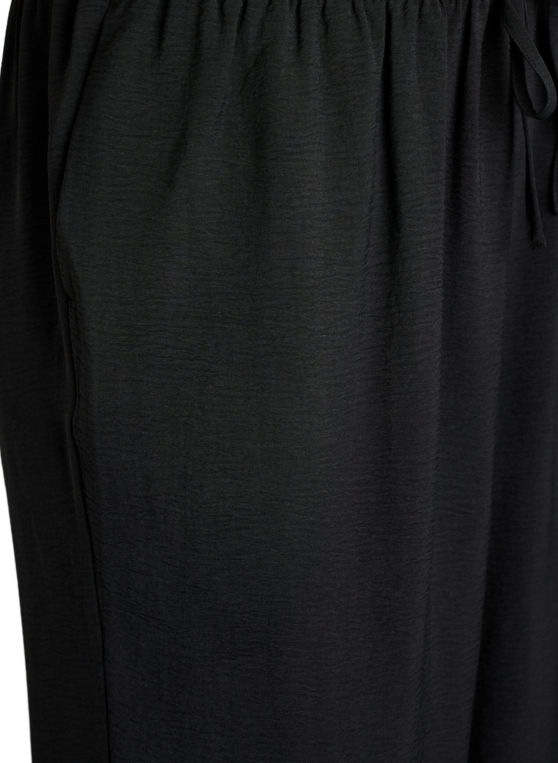 Zizzi Korkeavy&ouml;t&auml;r&ouml;iset balloon-housut, Musta, Packshot image number 2