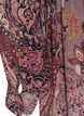 Midimekko paisleykuosilla ja joustavalla vy&ouml;t&auml;r&ouml;ll&auml;, Violetti, Packshot image number 3