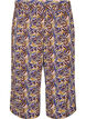Culottes-housut kuosilla, Beige, Packshot image number 0