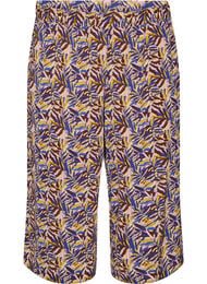Culottes-housut kuosilla, Beige