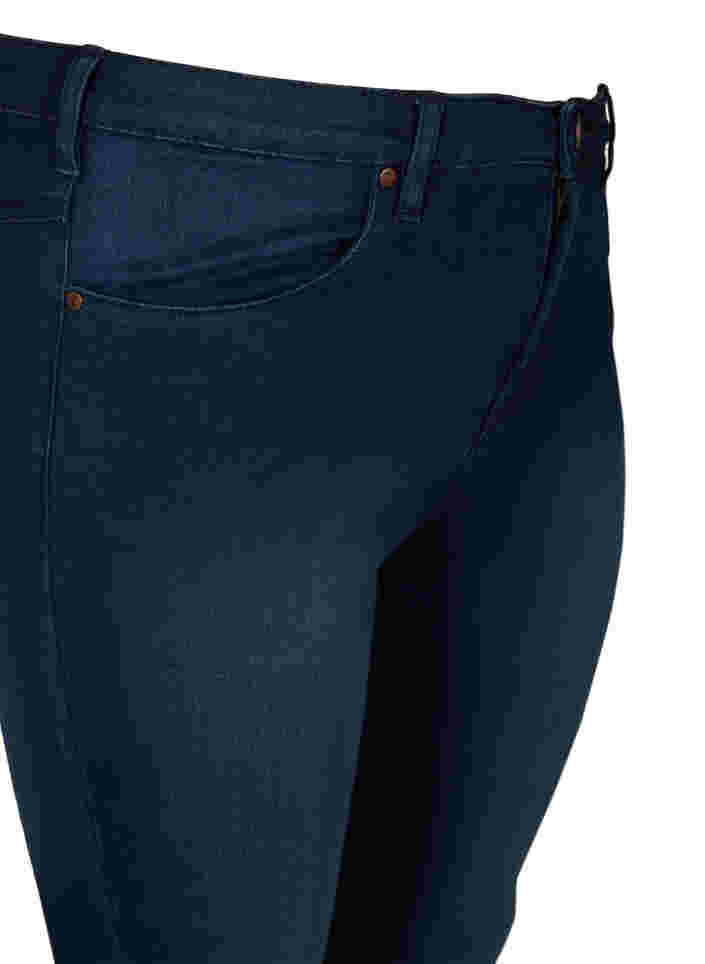 Korkeavyötäröiset super slim Amy farkut, Blue denim, Packshot image number 2