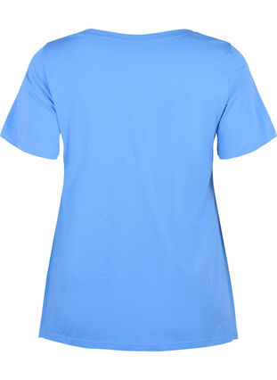 Lyhythihainen puuvillainen t-paita, Ultramarine HEAVENLY, Packshot image number 1