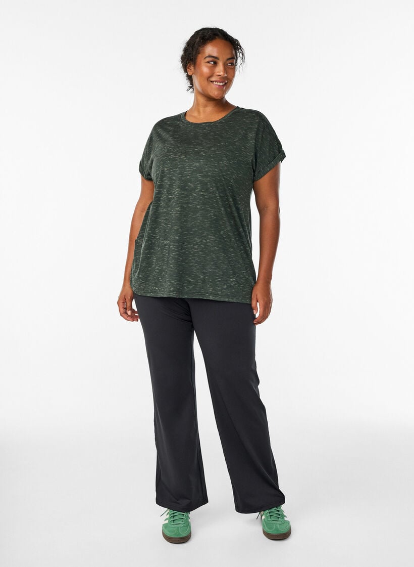 Rento treenipaita lyhyill&auml; hihoilla, Vihre&auml;, Model image number 1