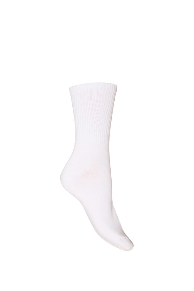 Puuvillasukat kuviolla, Valkoinen, Packshot image number 1