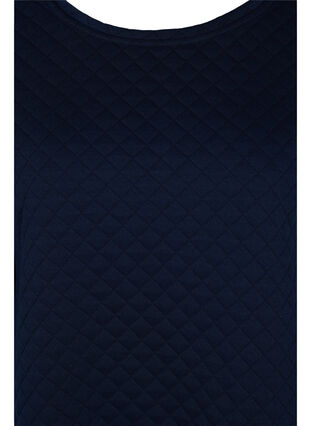 Mekko 3/4-hihoilla ja tekstuurikuviolla, Navy Blazer, Packshot image number 2