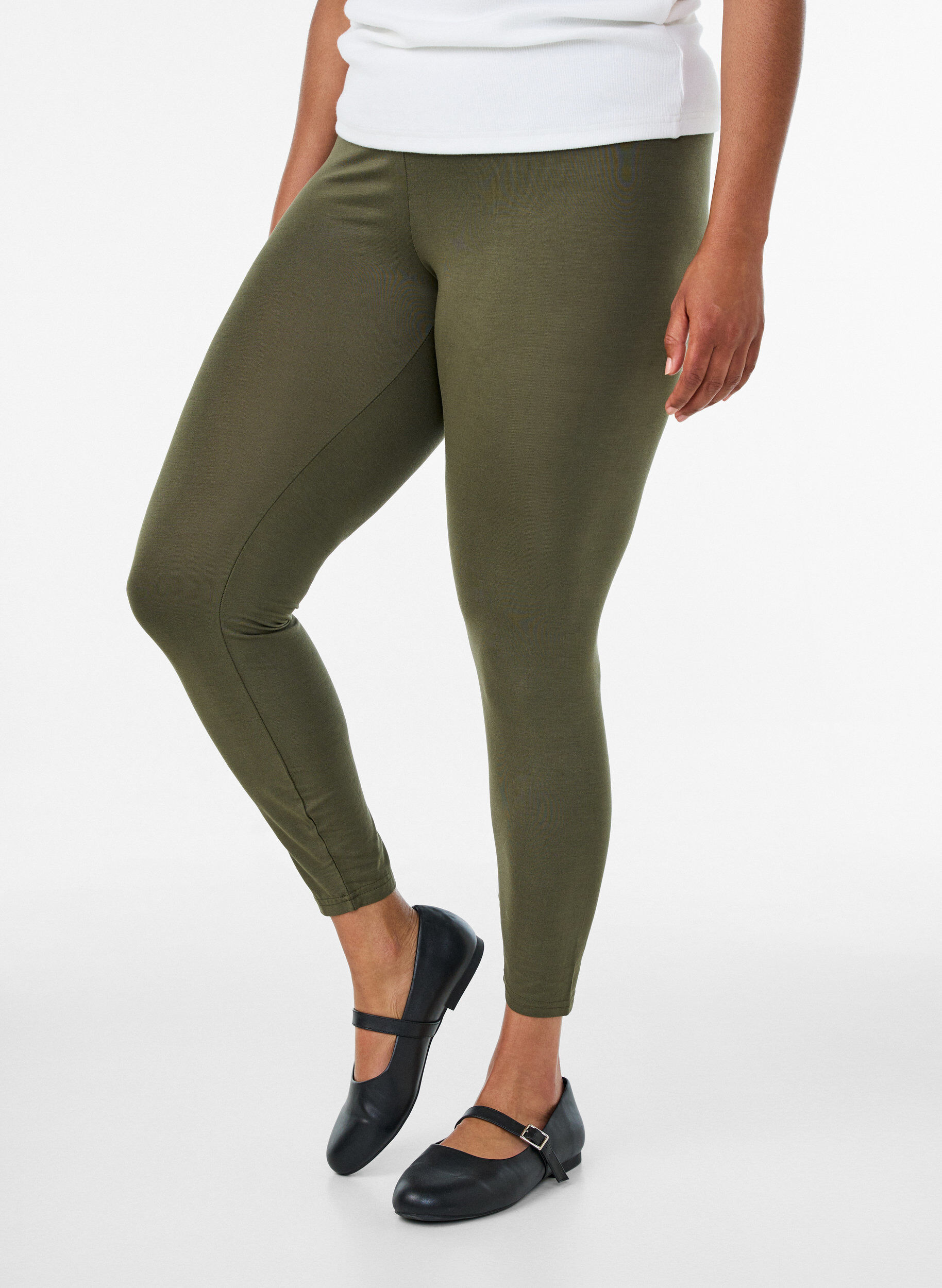 ZizziPerusleggingssit viskoosista, Vihre&auml;, Model image number 0