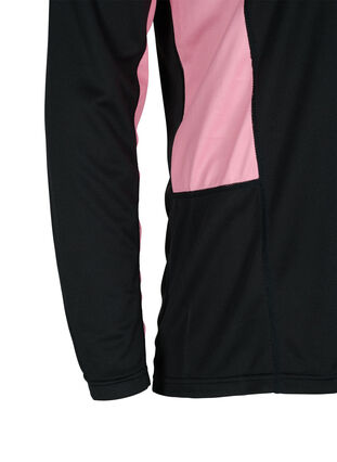 Thermo pusero kontrastilla, Black w. Sea Pink, Packshot image number 3