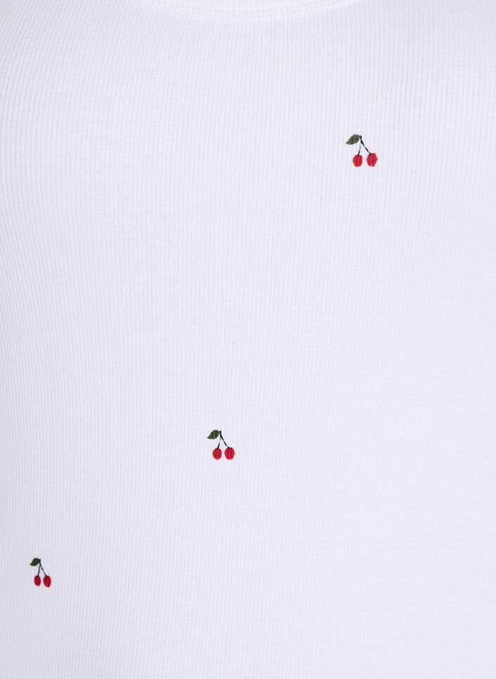 Tyk&ouml;istuva kuvioitu yl&auml;osa, Valkoinen, Packshot image number 2