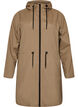 Kevyt hupullinen parka, Ruskea, Packshot image number 0