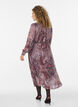 Midimekko paisleykuosilla ja joustavalla vy&ouml;t&auml;r&ouml;ll&auml;, Violetti, Model image number 1