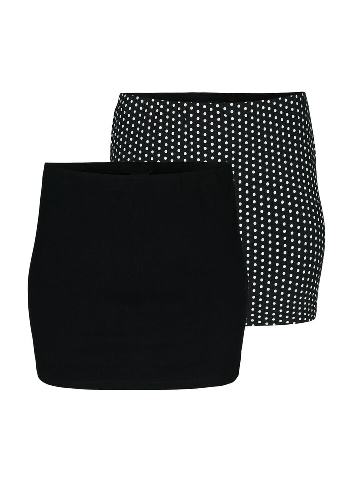 2 kpl paidanjatkeita, Black/Black Dot, Packshot image number 0