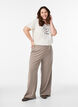 Leve&auml;lahkeiset housut, Beige, Model image number 0