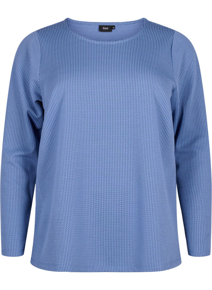 Teksturoitu A-linjainen pusero, Quiet Harbor, Packshot image number 0