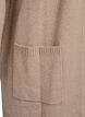 Joustinneuletakki taskuilla, Beige, Packshot image number 3