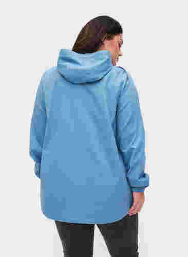 Parkatakki hupulla ja taskuilla, Blue Shadow, Model image number 1