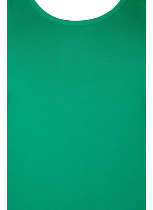 Yksivärinen perus paita puuvillasta, Jolly Green, Packshot image number 2