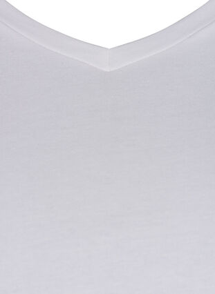 Basic t-paita, Bright White, Packshot image number 2