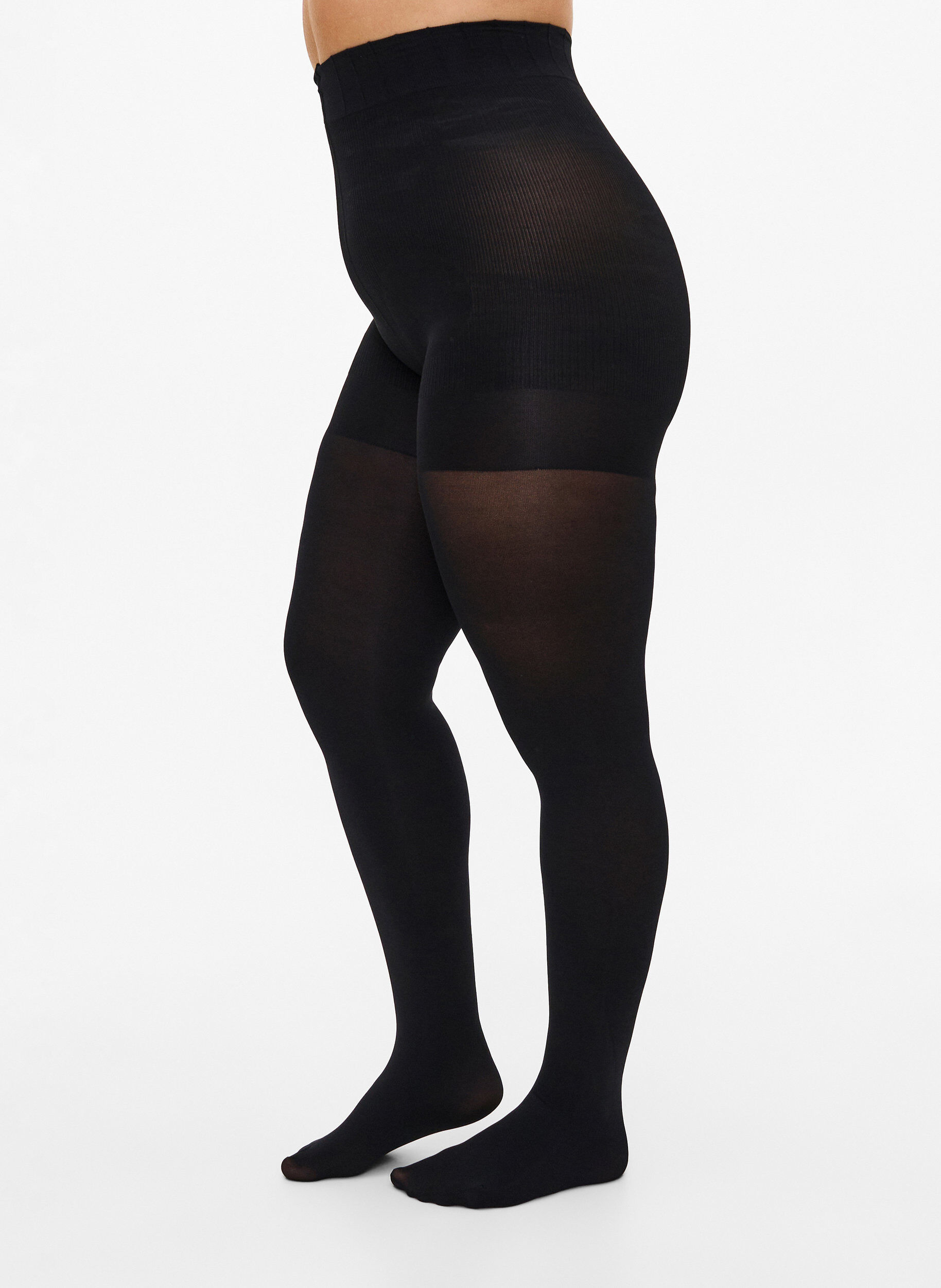 Sukkahousut 100 denieri&auml; push up -efektill&auml;, Musta, Model