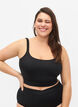 Bikiniyläosa säädettävillä olkaimilla, Black, Model image number 0