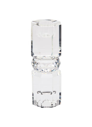 Kynttilänjalka kristallista, Clear, Packshot image number 0