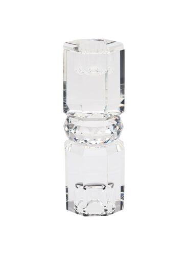 Kynttilänjalka kristallista, Clear, Packshot image number 0