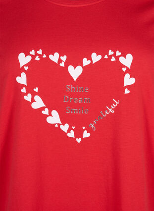 FLASH – kuviollinen t-paita, High Risk Red Heart, Packshot image number 2
