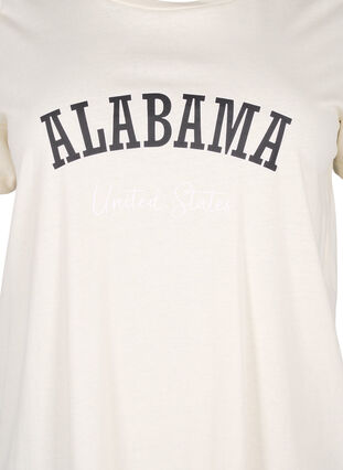 Puuvillainen T-paita tekstillä, Antique W. Alabama, Packshot image number 2