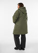 Vett&auml;hylkiv&auml; parka hupulla ja toiminnallisilla yksityiskohdilla, Vihre&auml;, Model image number 2