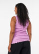 Toppi pitsireunalla, Violetti, Model image number 2