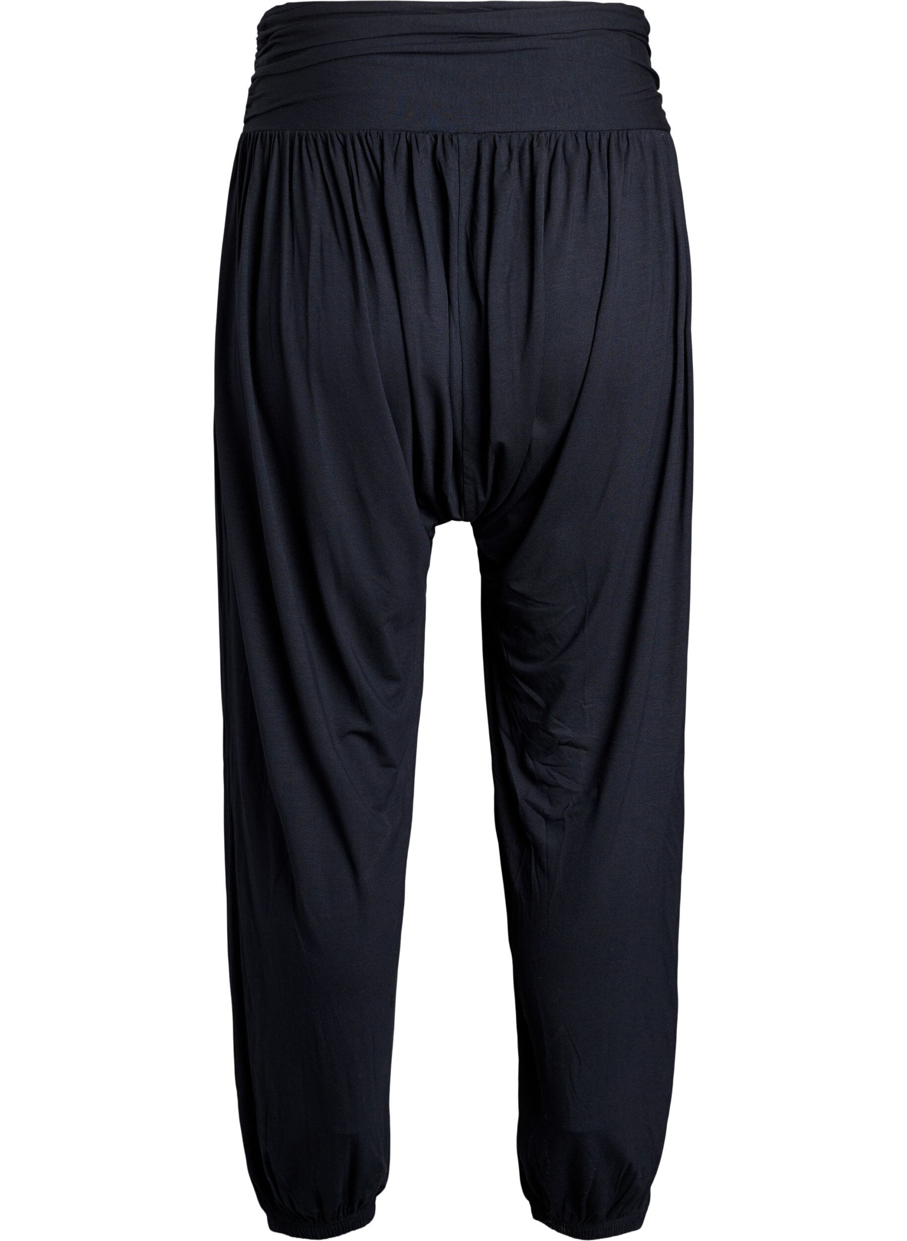 ZizziRennot haaremihousut, Musta, Packshot image number 1