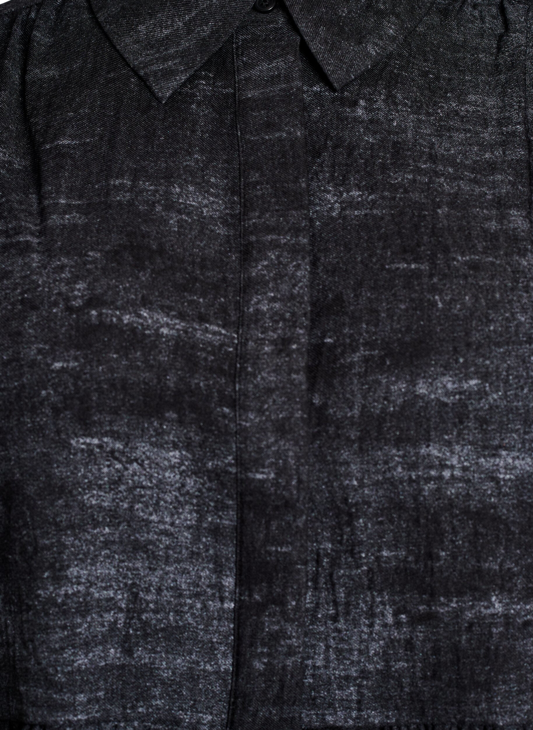 Zizzi Rento pusero kauluksella ja napeilla, Musta, Packshot image number 2