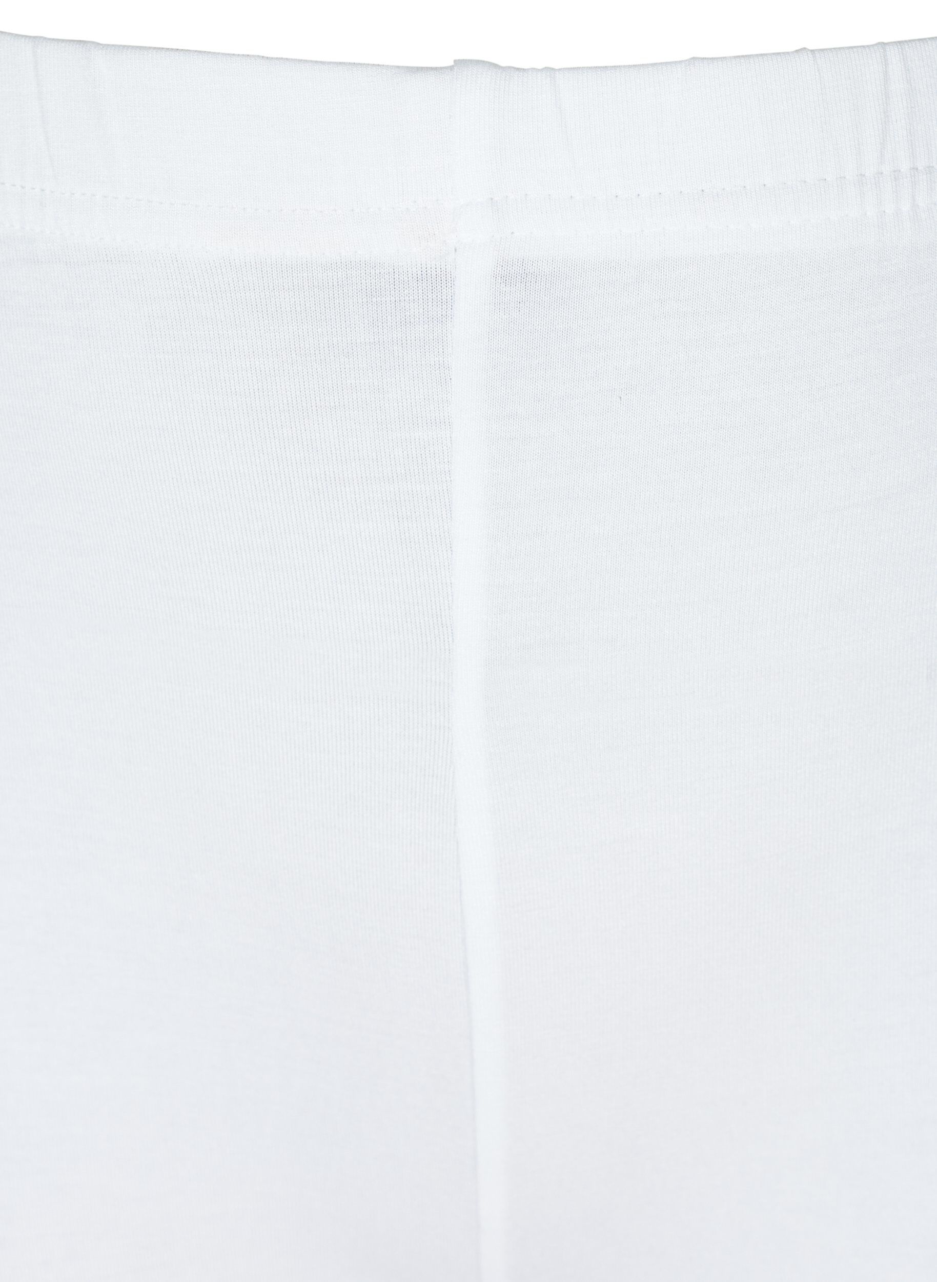 ZizziPy&ouml;r&auml;ilyshortsit pitsireunuksella, Valkoinen, Packshot image number 2