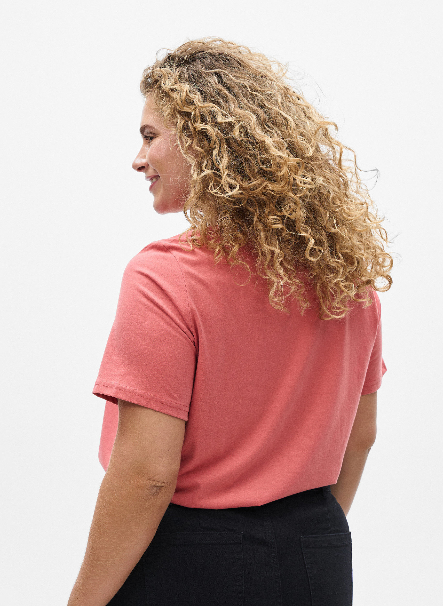 Zizzi FLASH - T-paita motiivilla, Punainen, Model image number 2