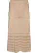 Neulehame silmukkakirjailulla, Beige, Packshot image number 0